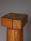 Vintage Carved Yew Wood Pedestal Columns, Set of 2, Image 9
