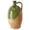 19th Century Provencal Terracotta Oil Jar with Green Glaze 1