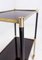 French Wood and Brass Table Trolley, 1960s, Image 6