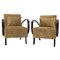 Kirkby Fabric Armchairs from Jindrich Halabala, 1950s, Set of 2 1