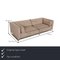 Beigefarbenes Urbani Drei-Sitzer Sofa von Ligne Roset 2