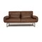 Sofá de tres plazas Plura de cuero marrón de Rolf Benz, Imagen 1
