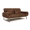 Brown Leather Plura Three-Seater Sofa from Rolf Benz 10