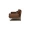 Sofá de tres plazas Plura de cuero marrón de Rolf Benz, Imagen 13