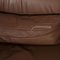 Brown Leather Plura Three-Seater Sofa from Rolf Benz 9