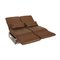 Sofá de tres plazas Plura de cuero marrón de Rolf Benz, Imagen 3