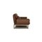 Brown Leather Plura Three-Seater Sofa from Rolf Benz 11