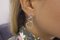 18 Karat White Gold Hearts Earrings, Set of 2 6