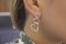 18 Karat White Gold Hearts Earrings, Set of 2, Image 5