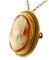 18k Yellow Gold Cameo Brooch 6