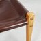 Moderne italienische Mid-Century Stühle aus Holz & braunem Leder von Zanotta, 1980er, 2er Set 11