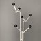 Mid-Century Modern Italian Black and White Metal Coat Rack, 1980s, Image 5