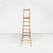 Mid-Century Modern Italian Polished Wooden Step Ladder Stair by Scorta, 1950s, Image 4