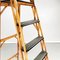 Mid-Century Modern Italian Polished Wooden Step Ladder Stair by Scorta, 1950s 12