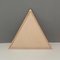 Cuadro italiano moderno triangular con collage, años 80, vidrio, papel y madera, enmarcado, Imagen 6