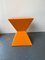 Orange Plastic Pedestal, Image 1