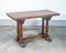 Walnut Trestle Table, 1900s 2