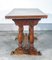 Walnut Trestle Table, 1900s 5