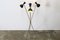 Lámpara de pie italiana minimalista Mid-Century de latón negro, años 50, Imagen 3