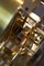 Goldene Türler Uhr aus Messing von Jaeger-LeCoultre 5