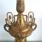 Large Vintage French Rococo Style Gilt Table Lamp on Marble Base 8
