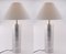 Aluminum Jacques Charpentier Style Tube Table Lamps, 1970s, Set of 2 6