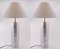 Aluminum Jacques Charpentier Style Tube Table Lamps, 1970s, Set of 2, Image 6