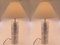 Lámparas de mesa estilo Jacques Charpentier de aluminio, años 70. Juego de 2, Imagen 10