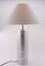Aluminum Jacques Charpentier Style Tube Table Lamps, 1970s, Set of 2, Image 2