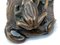 Patinierter Okimono Frosch aus Eisen, 1800er 11