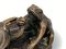 Patinated Iron Okimono Frog, 1800s 5