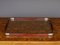 Vintage Mahogany & Glass Serving Tray 3