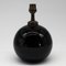 Art Deco Adnet Style Black Opaline Table Lamp, 1930s 1