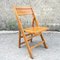Folding Oak Chair, France 1