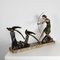 Art Deco Sculpture in Marble and Bronze from Uriano, France 2