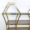 Shelf in Golden Brass and Smoked Glass, Image 7