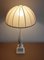 Vintage Table Lamp with Cream-White Lacquered Turned Wooden Column Light, 1970s, Image 6