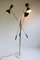 Mid-Century Stilnovo Stil Stehlampe aus Carrara Marmor & Schwarzem Messing, 1950er 8
