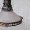 Antique French Glass & Brass Conical Pendant Light 7