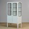 Vintage Glass & Iron Medical Cabinet, 1970s 1