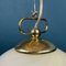 Vintage Beige Murano Glass Pendant Lamp Handkerchief, Italy, 1970s 10