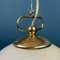 Vintage Beige Murano Glass Pendant Lamp Handkerchief, Italy, 1970s, Image 10
