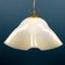 Vintage Beige Murano Glass Pendant Lamp Handkerchief, Italy, 1970s 7
