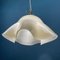 Vintage Beige Murano Glass Pendant Lamp Handkerchief, Italy, 1970s 5