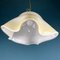 Vintage Beige Murano Glass Pendant Lamp Handkerchief, Italy, 1970s 9