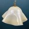 Vintage Beige Murano Glass Pendant Lamp Handkerchief, Italy, 1970s 12