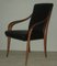 Black Leather Lounge Chair 7