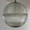 Lampada a sospensione sferica Mid-Century in vetro, Immagine 3