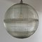 Suspension Globe Parisienne Mid-Century en Verre 3