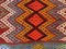 Tapis Kilim Vintage en Laine, Turquie 5